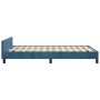 Estructura cama con cabecero terciopelo azul oscuro 120x200cm de vidaXL, Camas y somieres - Ref: Foro24-3125871, Precio: 174,...