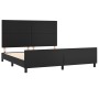 Estructura de cama con cabecero cuero sintético negro 180x200cm de vidaXL, Camas y somieres - Ref: Foro24-3125463, Precio: 25...