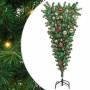 Árbol de Navidad artificial preiluminado al revés con juego de bolas en Decoración Festiva y Estacional | Comprar online en Foru