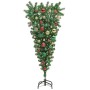 Árbol de Navidad artificial preiluminado al revés con juego de bolas en Decoración Festiva y Estacional | Comprar online en Foru