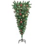 Árbol de Navidad artificial preiluminado al revés con juego de bolas en Decoración Festiva y Estacional | Comprar online en Foru