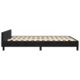 Estructura de cama con cabecero de terciopelo negro 140x190 cm de vidaXL, Camas y somieres - Ref: Foro24-3125997, Precio: 261...