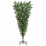 Árbol de Navidad artificial de cabeza abajo preiluminado con juego de bolas en Decoración Festiva y Estacional | Comprar online 