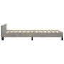 Estructura de cama con cabecero terciopelo gris claro 100x200cm de vidaXL, Camas y somieres - Ref: Foro24-3125617, Precio: 13...