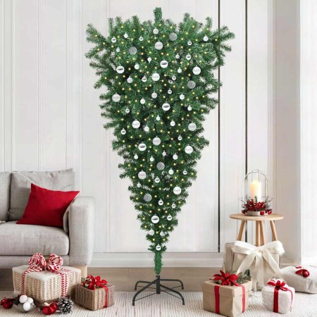 Árbol de Navidad artificial preiluminado al revés con set de bolas en Decoración Festiva y Estacional | Comprar online en Foru.e