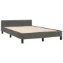 Dark gray velvet bed frame with headboard 120x200 cm by vidaXL, Beds and slatted bases - Ref: Foro24-3125685, Price: 168,52 €...