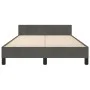 Dark gray velvet bed frame with headboard 120x200 cm by vidaXL, Beds and slatted bases - Ref: Foro24-3125685, Price: 168,52 €...