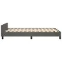 Dark gray velvet bed frame with headboard 120x200 cm by vidaXL, Beds and slatted bases - Ref: Foro24-3125685, Price: 168,52 €...