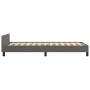 Estructura de cama con cabecero cuero sintético gris 90x190 cm de vidaXL, Camas y somieres - Ref: Foro24-3125547, Precio: 148...