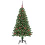 Árbol de Navidad artificial Verde 120 cm PVC y Acero y Plástico en Decoración Festiva y Estacional | Comprar online en Foru.es