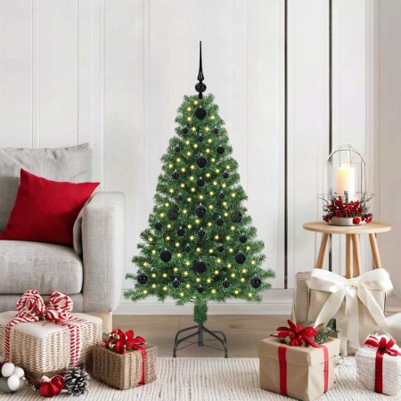 Árbol de Navidad artificial Verde 120 cm PVC y Acero y Plástico en Decoración Festiva y Estacional | Comprar online en Foru.es