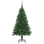 Árbol de Navidad artificial Verde 120 cm PVC y Acero y Plástico en Decoración Festiva y Estacional | Comprar online en Foru.es