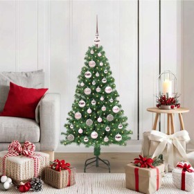 Árbol de Navidad artificial Verde 120 cm PVC y Acero y Plástico en Decoración Festiva y Estacional | Comprar online en Foru.es