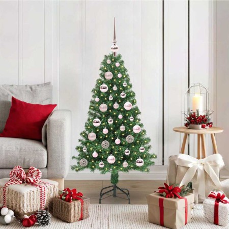 Árbol de Navidad artificial Verde 120 cm PVC y Acero y Plástico en Decoración Festiva y Estacional | Comprar online en Foru.es