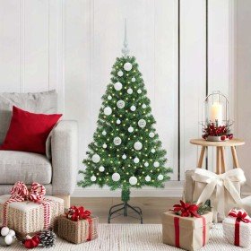 Árbol de Navidad artificial Verde 120 cm PVC y Acero y Plástico en Decoración Festiva y Estacional | Comprar online en Foru.es