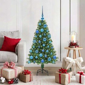 Árbol de Navidad artificial Verde 120 cm PVC y Acero y Plástico en Decoración Festiva y Estacional | Comprar online en Foru.es