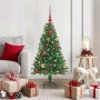 Árbol de Navidad artificial Verde 120 cm PVC y Acero y Plástico en Decoración Festiva y Estacional | Comprar online en Foru.es