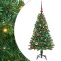 Árbol de Navidad artificial Verde 120 cm PVC y Acero y Plástico en Decoración Festiva y Estacional | Comprar online en Foru.es