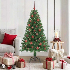Árbol de Navidad artificial Verde 150 cm PVC y Acero y Plástico en Decoración Festiva y Estacional | Comprar online en Foru.es