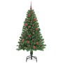 Árbol de Navidad artificial Verde 150 cm PVC y Acero y Plástico en Decoración Festiva y Estacional | Comprar online en Foru.es