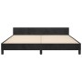 Estructura de cama con cabecero de terciopelo negro 160x200 cm de vidaXL, Camas y somieres - Ref: Foro24-3125887, Precio: 238...