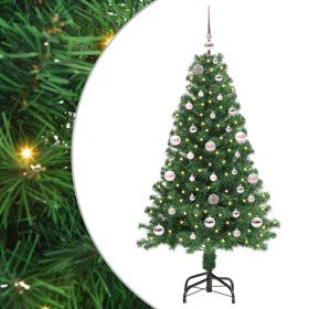 Árbol de Navidad artificial Verde 150 cm PVC y Acero y Plástico en Decoración Festiva y Estacional | Comprar online en Foru.es