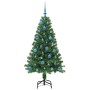 Árbol de Navidad artificial Verde 150 cm PVC y Acero y Plástico en Decoración Festiva y Estacional | Comprar online en Foru.es