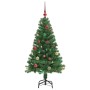 Árbol de Navidad artificial Verde 150 cm PVC y Acero y Plástico en Decoración Festiva y Estacional | Comprar online en Foru.es