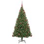 Árbol de Navidad artificial Verde 180 cm PVC y Acero y Plástico en Decoración Festiva y Estacional | Comprar online en Foru.es