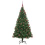 Árbol de Navidad artificial Verde 180 cm PVC y Acero y Plástico en Decoración Festiva y Estacional | Comprar online en Foru.es