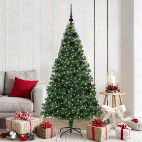 Árbol de Navidad artificial Verde 180 cm PVC y Acero y Plástico en Decoración Festiva y Estacional | Comprar online en Foru.es