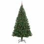 Árbol de Navidad artificial Verde 210 cm PVC y Acero y Plástico en Decoración Festiva y Estacional | Comprar online en Foru.es