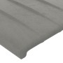 Estructura de cama con cabecero terciopelo gris claro 90x200 cm de vidaXL, Camas y somieres - Ref: Foro24-3125855, Precio: 14...