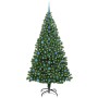 Árbol de Navidad artificial Verde 210 cm PVC y Acero y Plástico en Decoración Festiva y Estacional | Comprar online en Foru.es