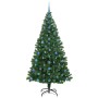 Árbol de Navidad artificial Verde 210 cm PVC y Acero y Plástico en Decoración Festiva y Estacional | Comprar online en Foru.es
