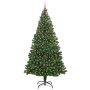 Árbol de Navidad artificial Verde 240 cm PVC y Acero y Plástico en Decoración Festiva y Estacional | Comprar online en Foru.es