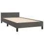Dark gray velvet bed frame with headboard 80x200cm by vidaXL, Beds and slatted bases - Ref: Foro24-3125844, Price: 140,20 €, ...