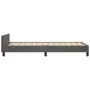 Dark gray velvet bed frame with headboard 80x200cm by vidaXL, Beds and slatted bases - Ref: Foro24-3125844, Price: 140,20 €, ...