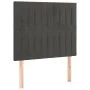 Dark gray velvet bed frame with headboard 80x200cm by vidaXL, Beds and slatted bases - Ref: Foro24-3125844, Price: 140,20 €, ...