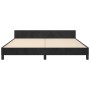 Estructura de cama con cabecero de terciopelo negro 160x200 cm de vidaXL, Camas y somieres - Ref: Foro24-3125643, Precio: 239...