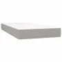 Cama box spring con colchón tela gris claro 90x200 cm de vidaXL, Camas y somieres - Ref: Foro24-3126133, Precio: 300,04 €, De...