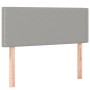 Cama box spring con colchón tela gris claro 90x200 cm de vidaXL, Camas y somieres - Ref: Foro24-3126133, Precio: 312,23 €, De...