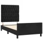 Bed frame with black velvet headboard 90x190 cm by vidaXL, Beds and slatted bases - Ref: Foro24-3125912, Price: 167,33 €, Dis...