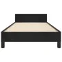 Bed frame with black velvet headboard 90x190 cm by vidaXL, Beds and slatted bases - Ref: Foro24-3125912, Price: 167,33 €, Dis...