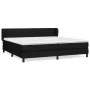 Cama box spring con colchón tela negro 200x200 cm de vidaXL, Camas y somieres - Ref: Foro24-3126271, Precio: 587,02 €, Descue...