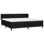 Cama box spring con colchón tela negro 200x200 cm de vidaXL, Camas y somieres - Ref: Foro24-3126271, Precio: 587,02 €, Descue...