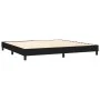 Cama box spring con colchón tela negro 200x200 cm de vidaXL, Camas y somieres - Ref: Foro24-3126271, Precio: 587,02 €, Descue...