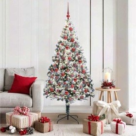 Árbol de Navidad artificial 180 cm PVC y Acero y Plástico en Decoración Festiva y Estacional | Comprar online en Foru.es