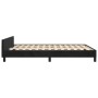 Estructura de cama con cabecero de terciopelo negro 140x190 cm de vidaXL, Camas y somieres - Ref: Foro24-3125753, Precio: 205...