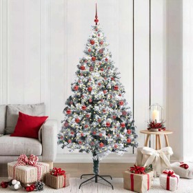 Árbol de Navidad artificial 210 cm PVC y Acero y Plástico en Decoración Festiva y Estacional | Comprar online en Foru.es